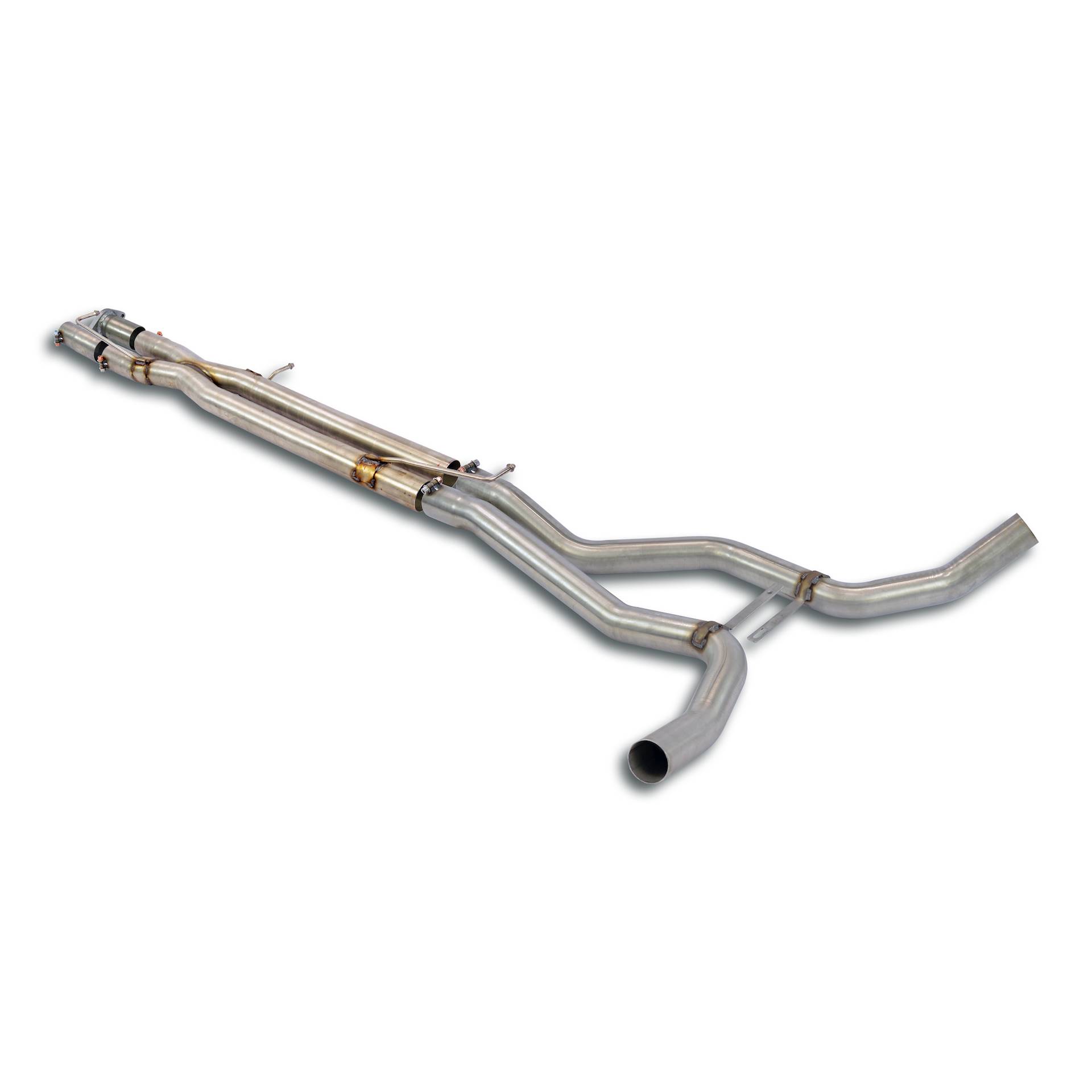Centre pipe Right - Left + X-Pipe (Replaces OEM centre exhaust)